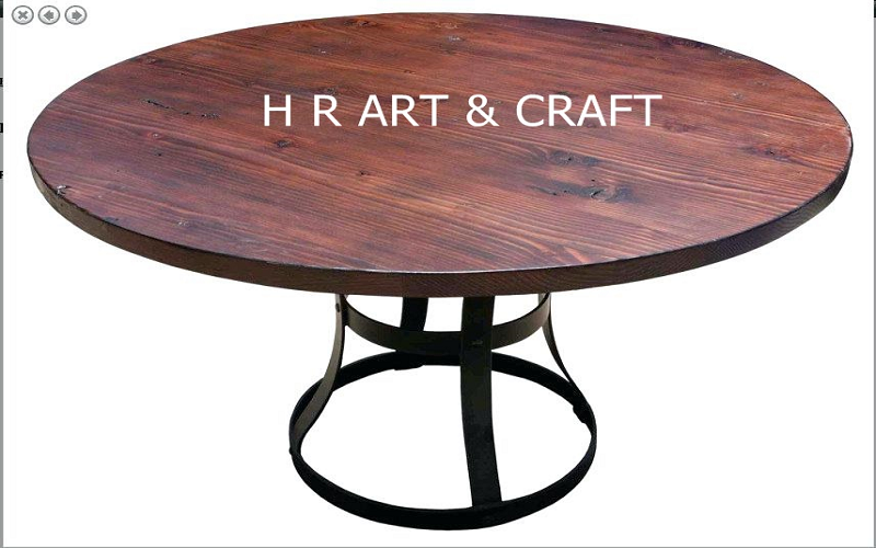 Wooden Furniture - Dining Table - Circle Wood Dining Table