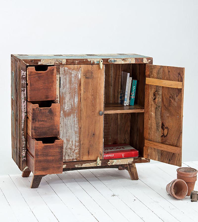 Reclaimed Wood - Reclaimed Furniture Small Sideboard